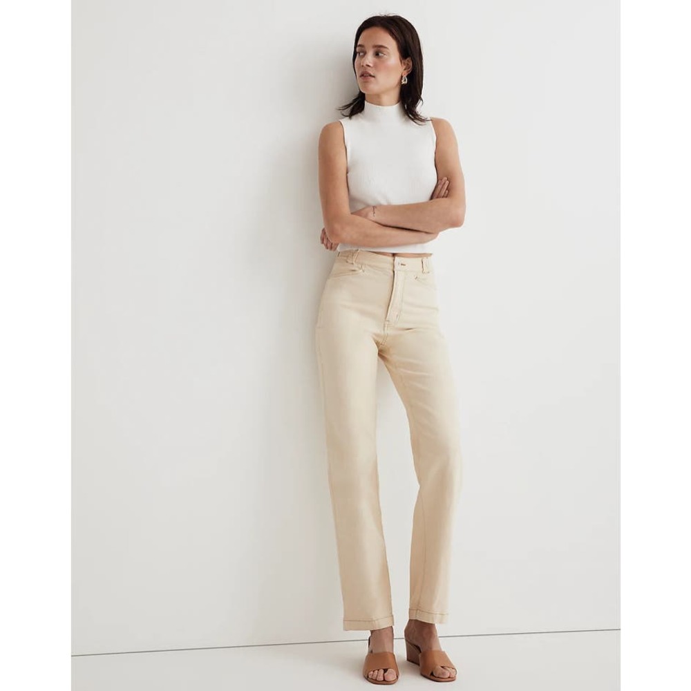 Madewell Pants Womens 26P Emmett Wide Leg High Rise Full Length